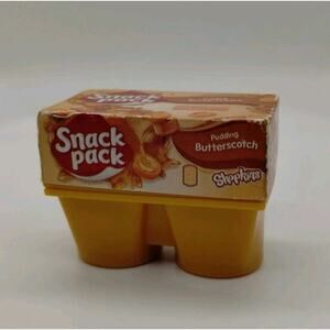 Shopkins Snack Pack Butterscotch Pudding